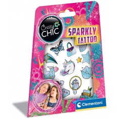 Clementoni Crazy Chic Светкави Тетоважи "SparklyTattoo" (6г+)